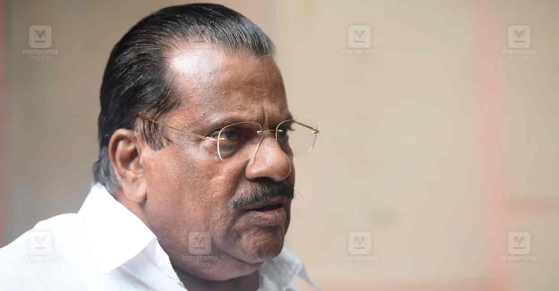 EP Jayarajan. Photo: Manorama