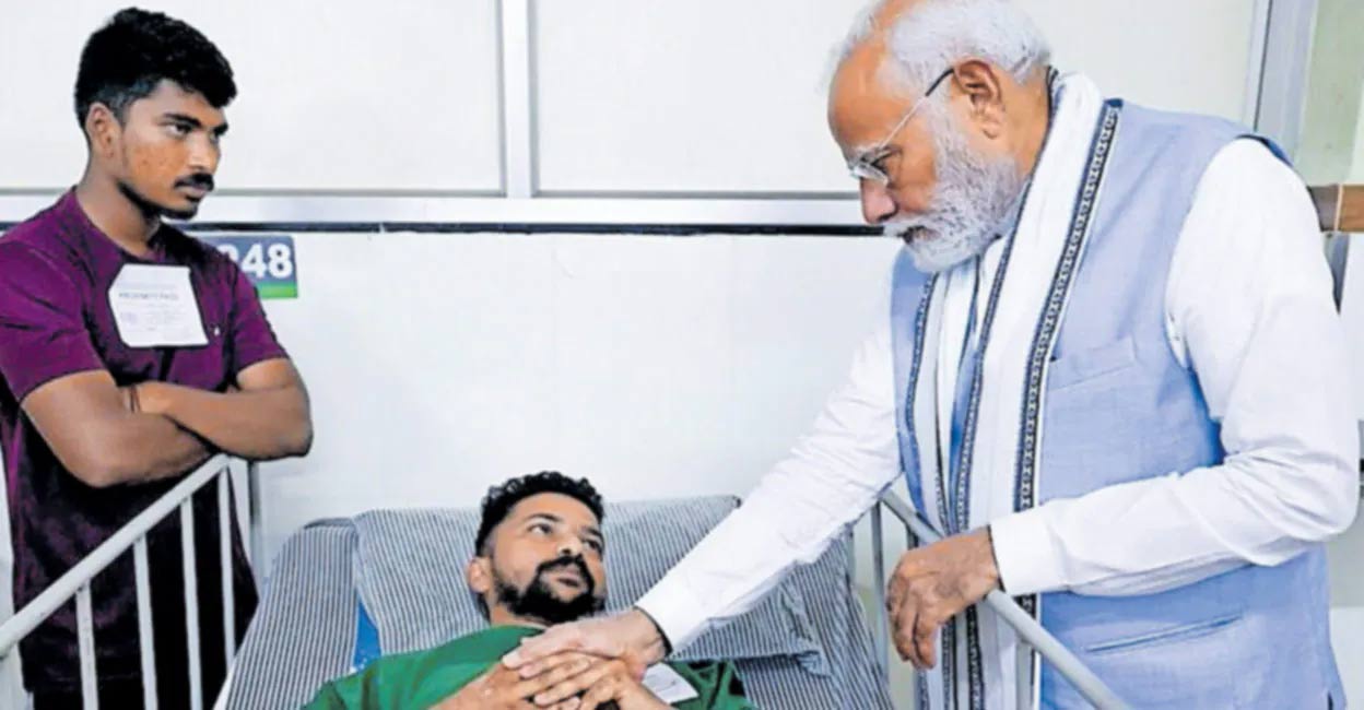 anil-wayanad2-ls Prime Minister Narendra Modi’s visit to Wayanad also gave Anil much hope, as Modi had talked the most to him. Photo: Special arrangement.