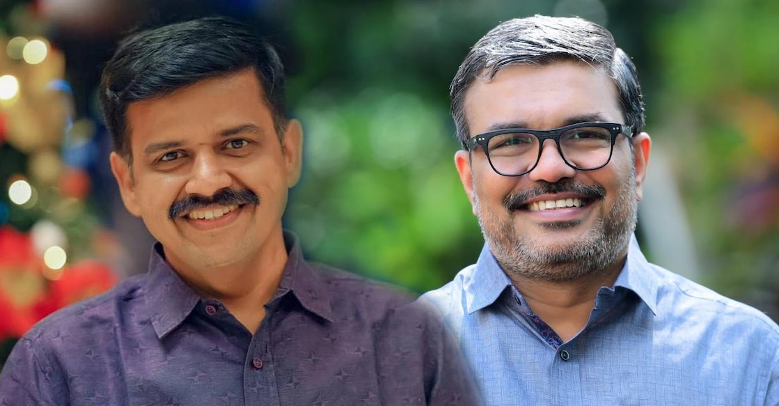 Sandeep Varier and MB Rajesh. Photos: Facebook. 