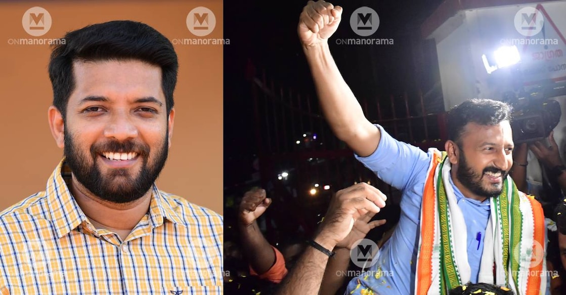 Shafi Parambil and Rahul Mamkootathil. File Photo: Manorama