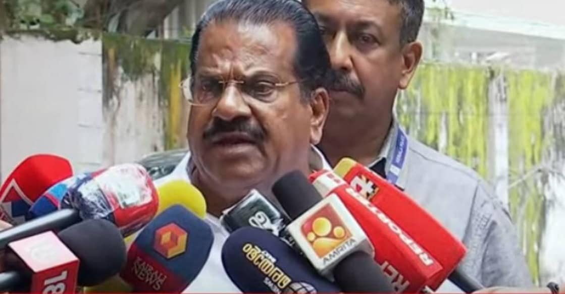 EP Jayarajan. Photo: Screengrab/ Manorama