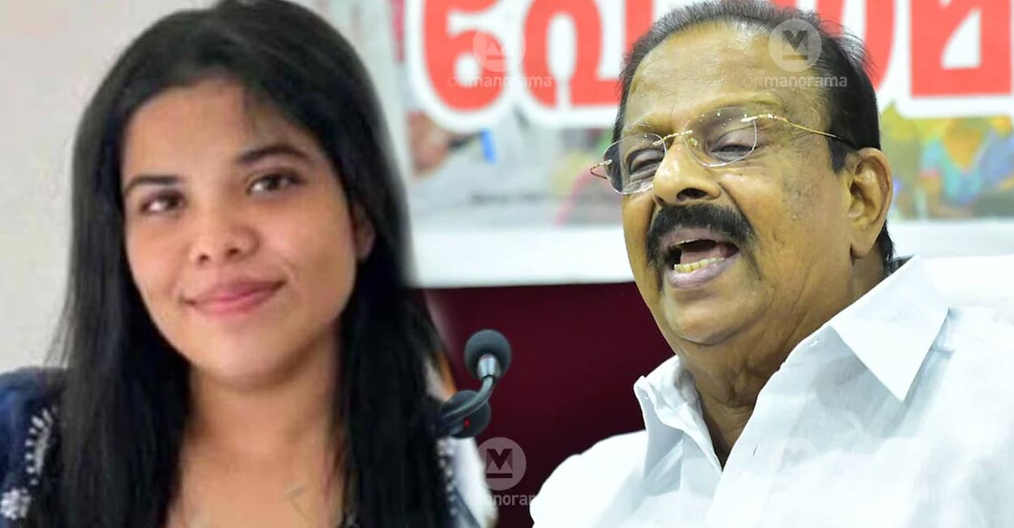 Anna Sebastian Perayil (Photo: Special arrangement), K Sudhakaran (Photo: File)