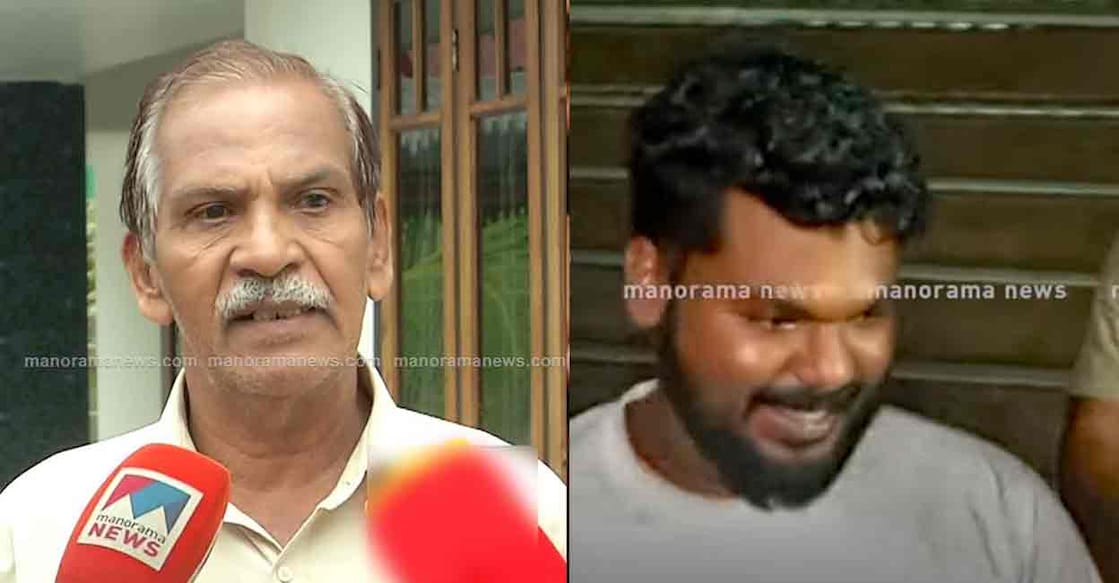 Survivor's father, Rahul P Gopal. Photo: Manorama