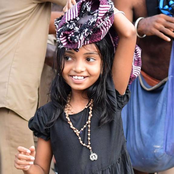 sabarimala-pilgrims Devotees wait to climb the eighteenth steps of Sabarimala temple. Photo: PTI