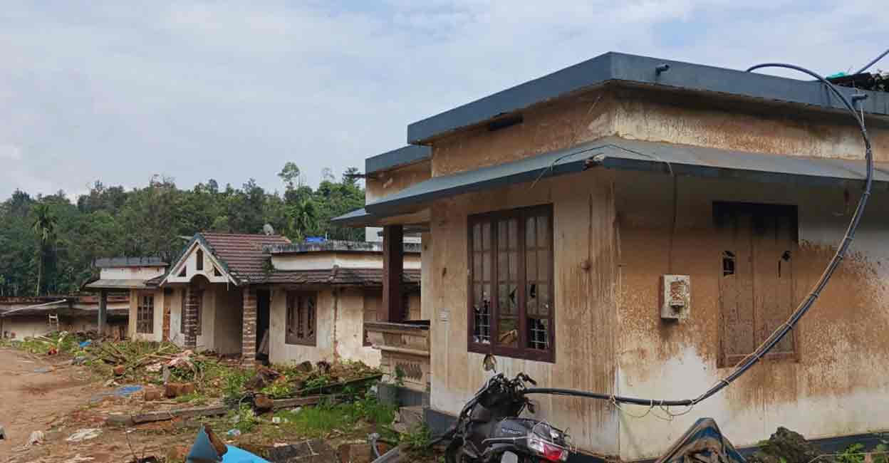 wayanad-landslide-houses The abandoned houses at Punchirimattam. Photo: Special arrangement