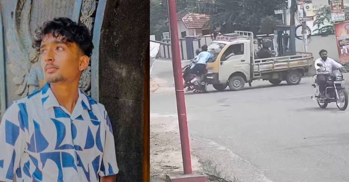 1) Althaf. Photo: Special arrangement, 2) Screengrab of CCTV footage of the accident. 