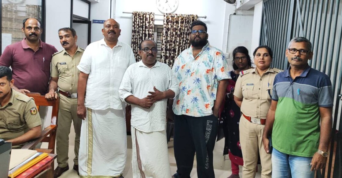 thrissur-arrest-fraud Tajuddin,Abdul Malik,Ramees. Photo: Special Arrangement