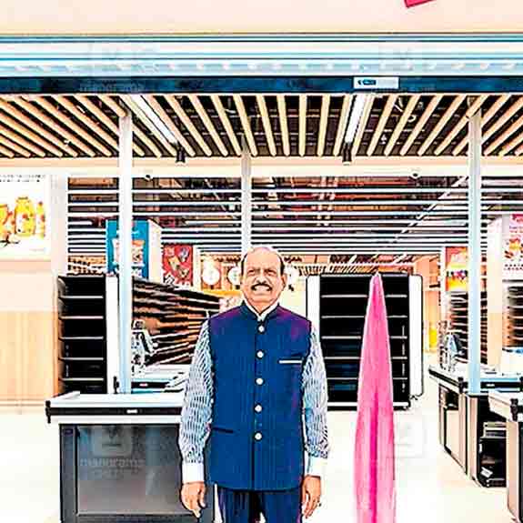 M A Yusuff Ali at Lulu Mall, Kottayam. Photo: Special arrangement. 