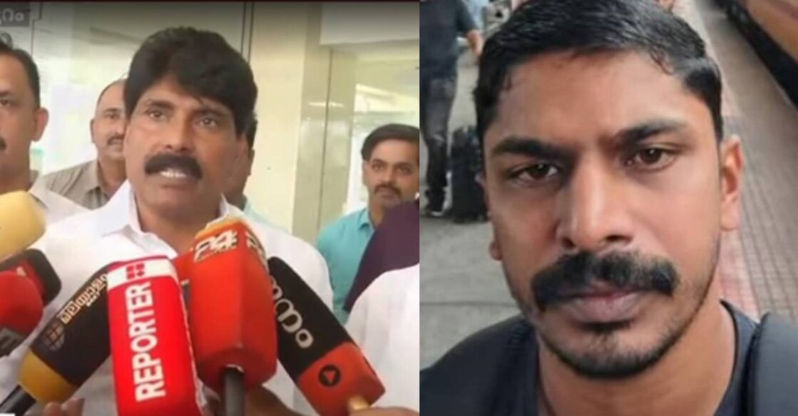 MLA T Siddique alleged that Vineeth ended life due to workplace harassment. Photo: Screengrab/ Manorama News