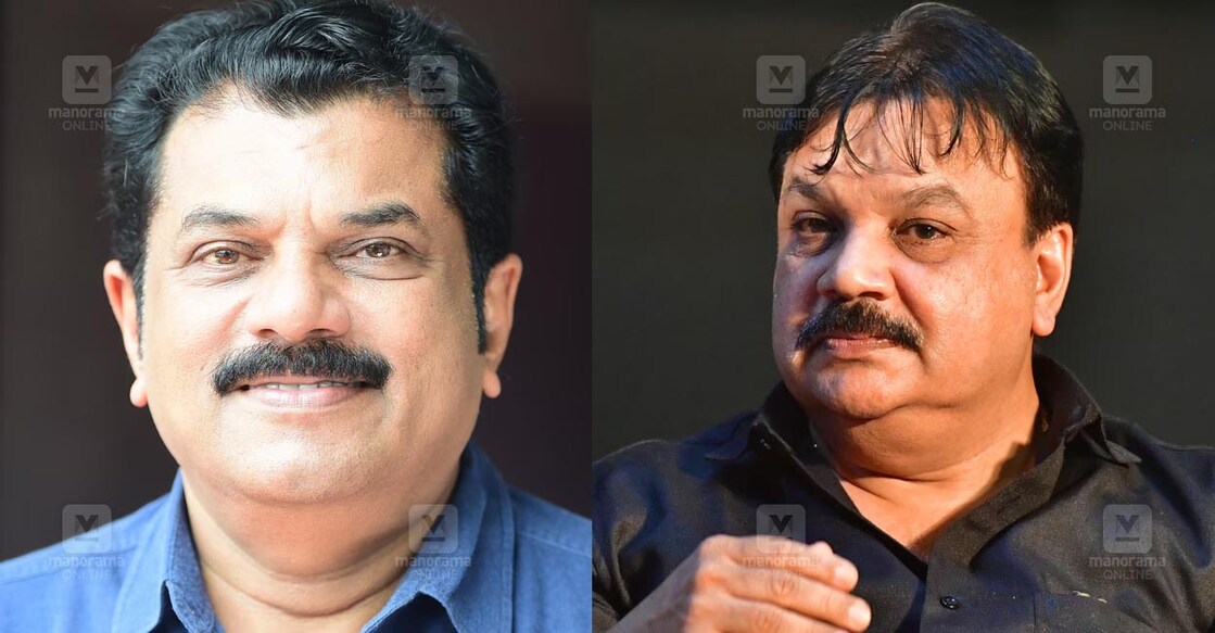 Mukesh, Edavela Babu. Photo: Manorama