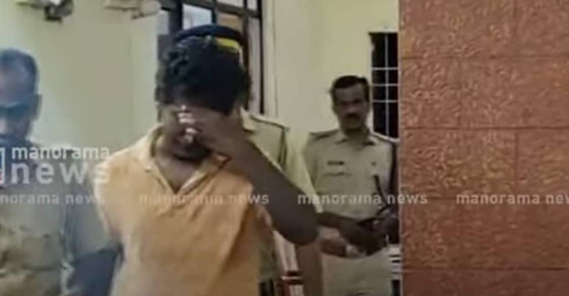 kochi-spa-arrest-c Praveen, the owner of Moksha Ayurvedic Clinic, and 11 others were apprehended for immoral trafficking. Photo: Screengrab/ Manorama News