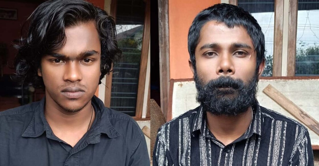 Nissal Antony (19) Akhil John (26). Photo: Special Arrangement 