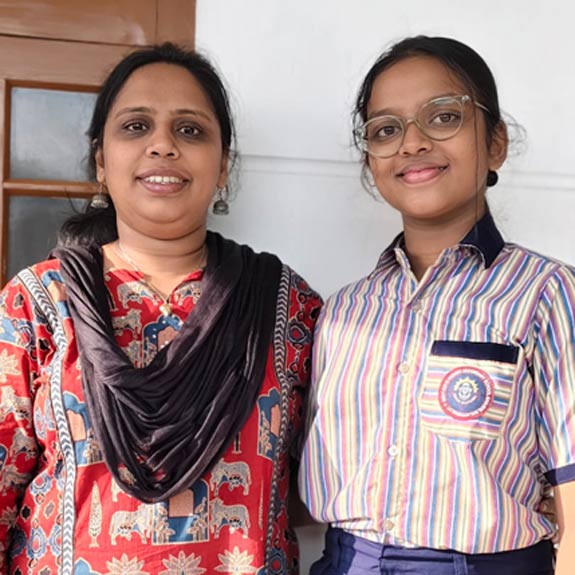 Aisha P Jamal with her daughter Jannath Samaveera. Photo: Special arrangement. 