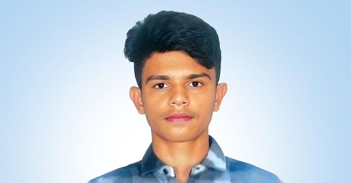 Albin George (20). Photo: Manorama