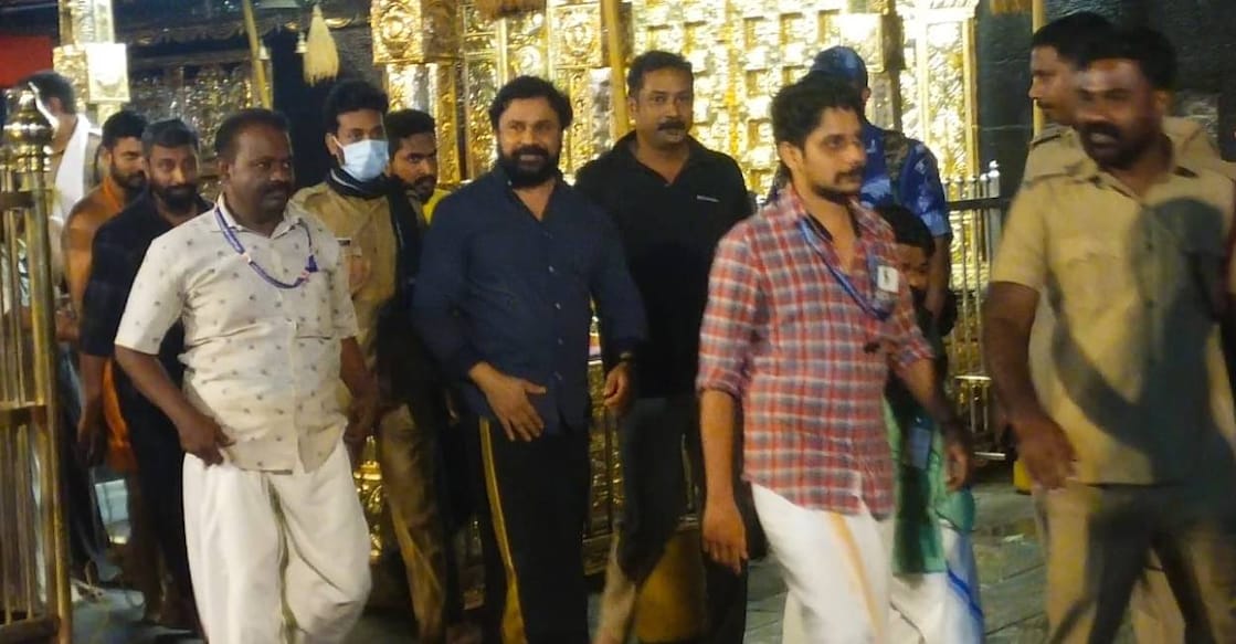 dileep-sabarimala Dileep in Sabarimala. Photo: PRD