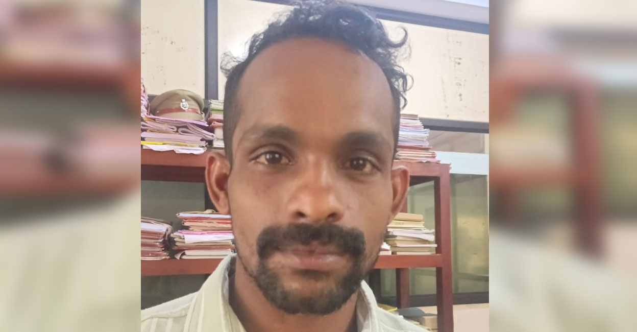 alappuzha-thief Sajith, 31. Photo: Special arrangement