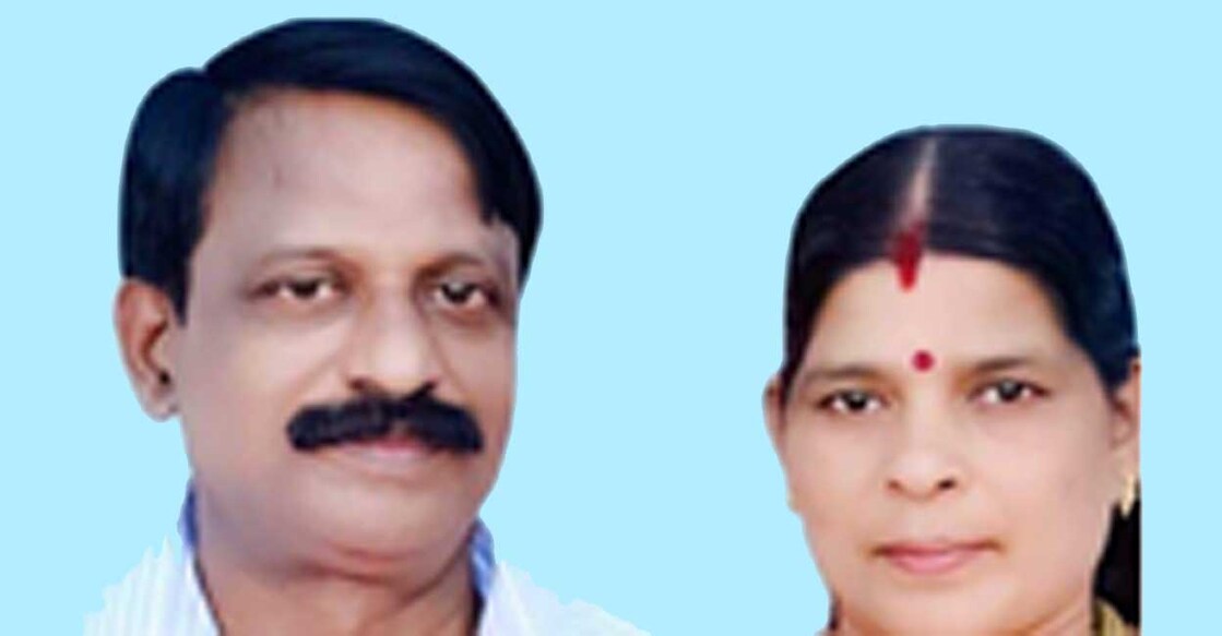 kanhangad-suicide-couple Suryaprakash and his wife Geetha were found dead in their house at Kanhangad.Photo: Special arrangement.