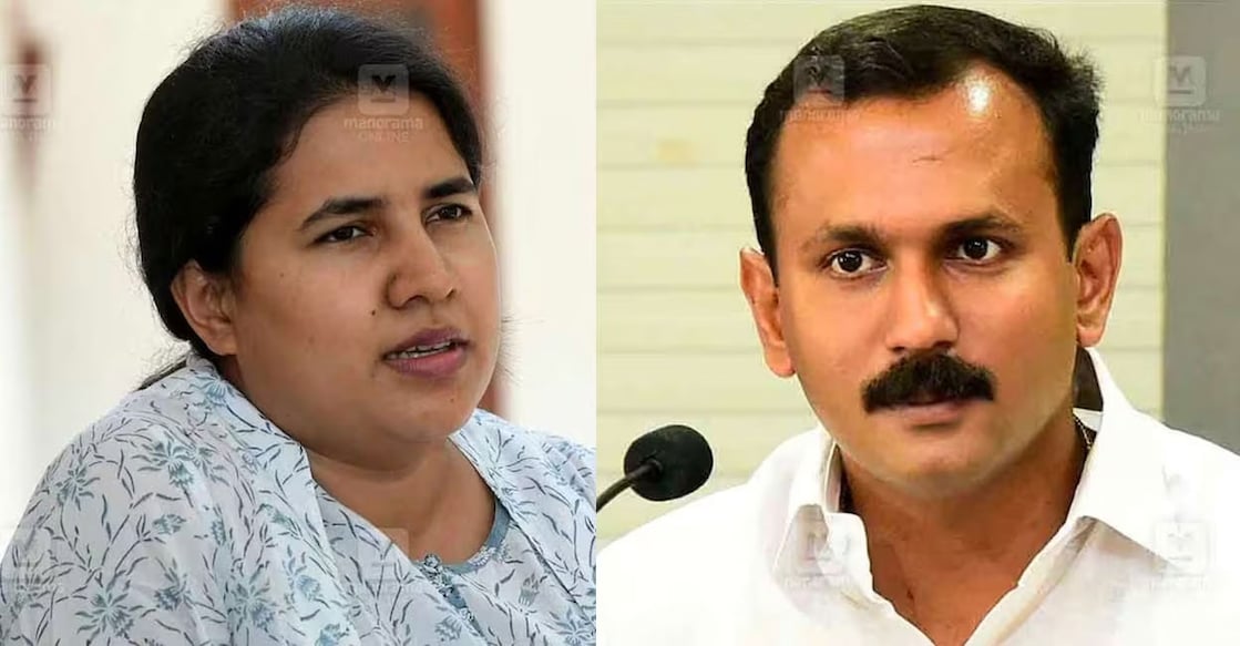 In her complaint, Veena alleged that Shone had spread misinformation on Facebook about her owning a Canadian company. File Photos: Manorama.