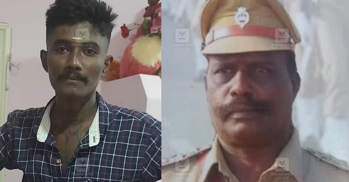 retired-si-murder The accused, Arun (left) and Lakshmanan.