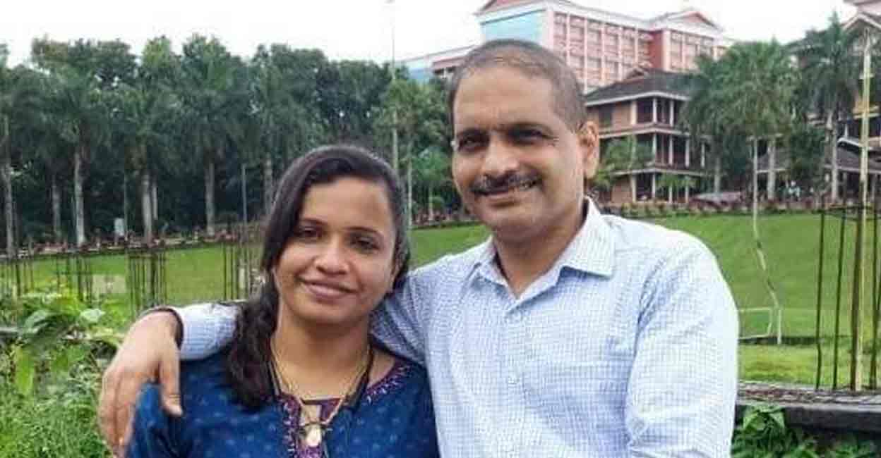 aneeshya-husband Aneeshya with husband. Photo: Special arrangement