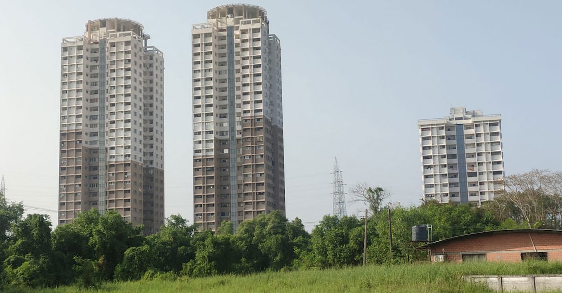 Chander Kunj Army Towers at Silver Sand Island, Vyttila. Photo: Onmanorama