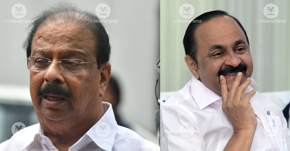 sudhakaran-lop K Sudhakaran and Satheesan. Photo: Manorama/ File