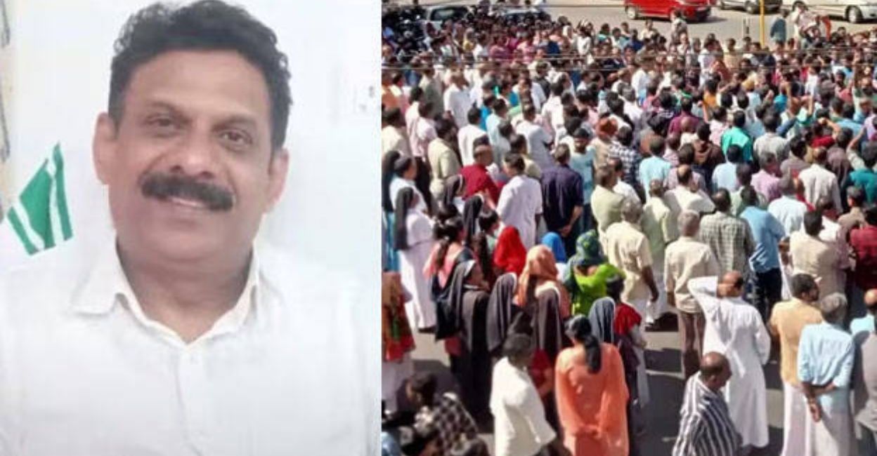 KP Madhu (left) made the comment on the sidelines of a tense situation at Pulppalli when the procession carrying the body of V P Paul, who was killed in an elephant attack, turned violent. 