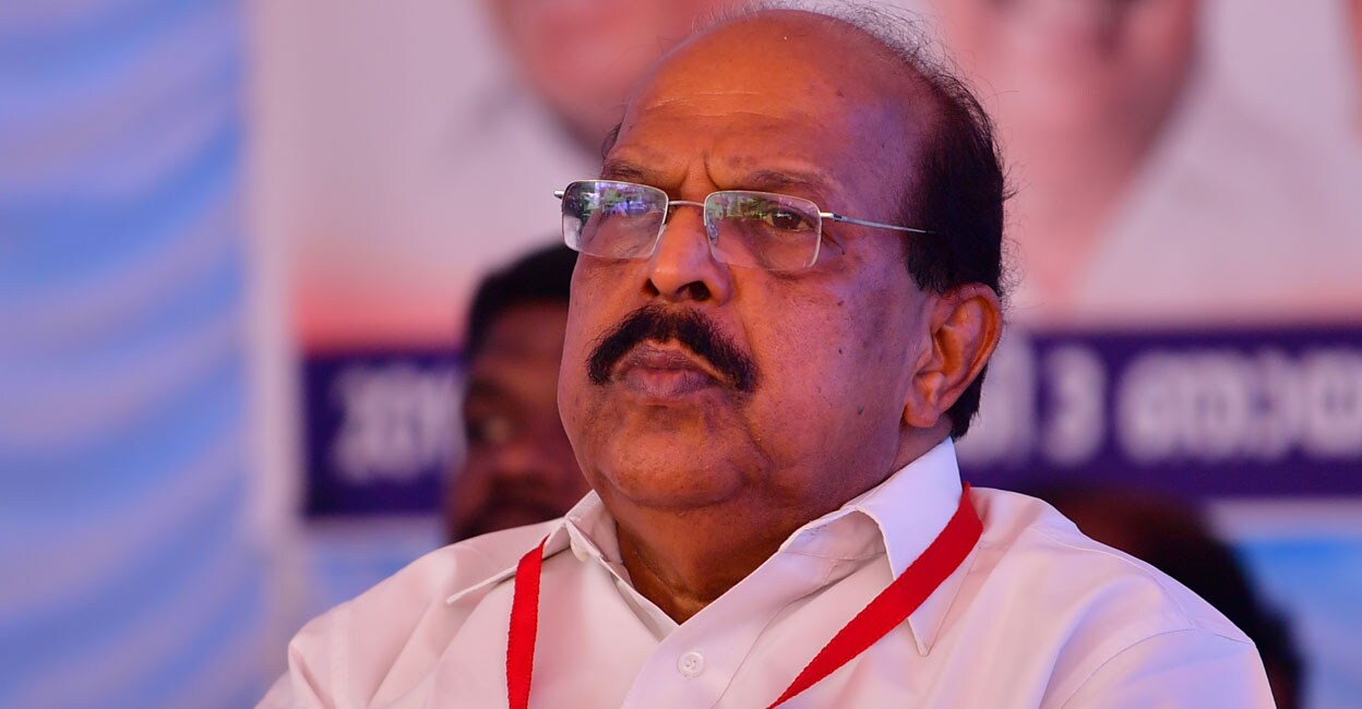 G Sudhakaran. File photo: Manorama