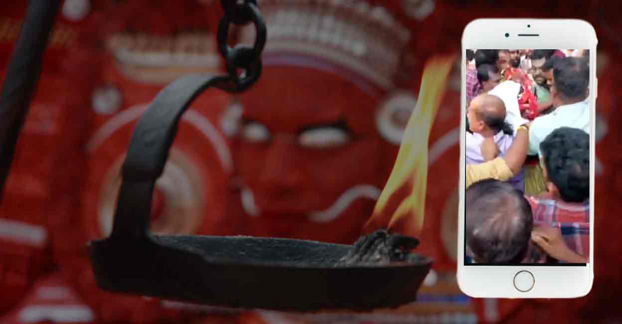 Mob attacks Theyyam artist in Kannur for frightening boy during performance