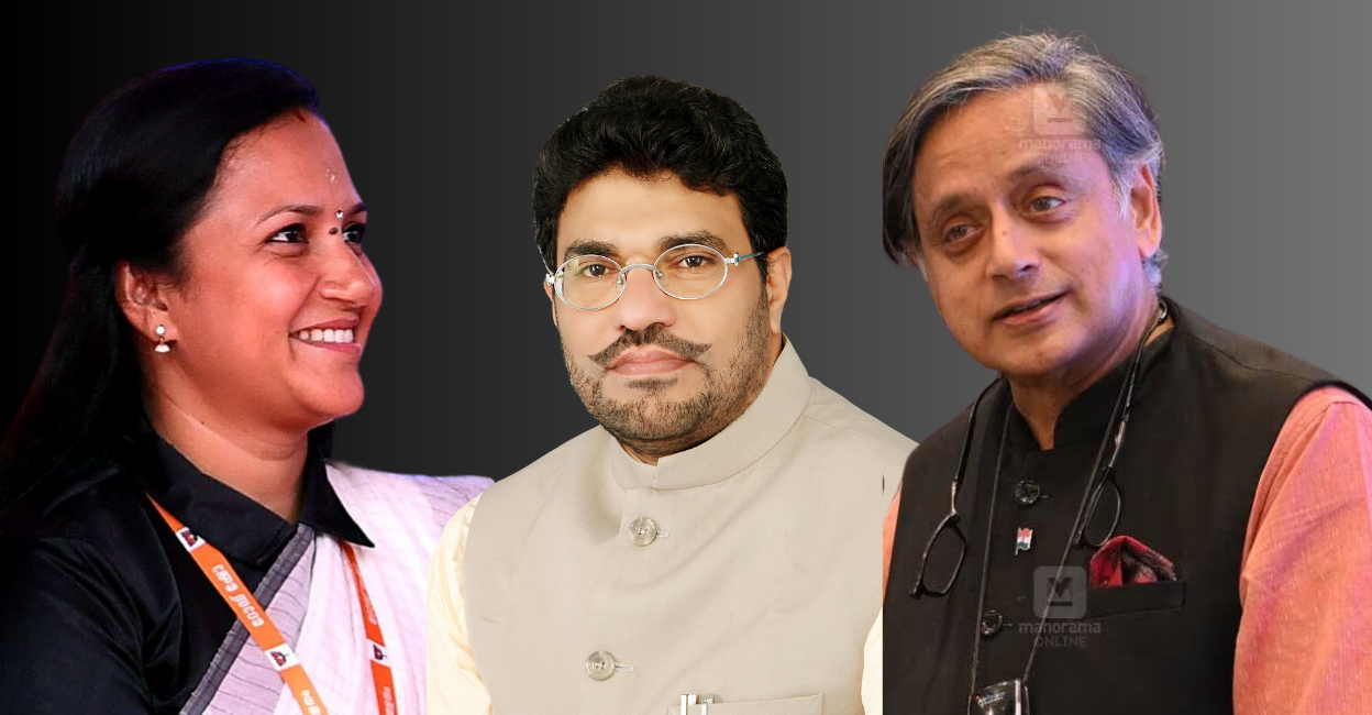 ML Ashwini (X/ ML Ashwini), MP Abdusammad Samadani (Photo: india.gov.in), Shashi Tharoor (Photo: File/ Manorama).
