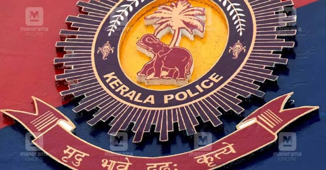 Kerala Police logo. Photo: Manorama Online. 
