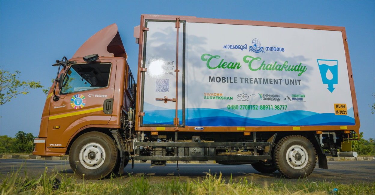 The mobile septage treatment unit that costs Rs 50 lakh will be mounted behind a truck. Photo: Special arrangement