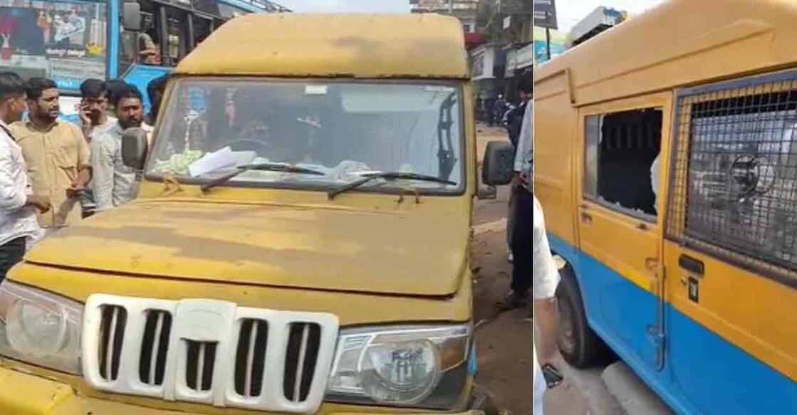 Rs 50 lakh was taken from bank's vehicle parked outside ATM. Photo: Special arrangement