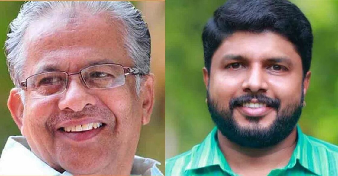 IUML's ET Muhammed Basheer; DYFI state president V Vaseef. 