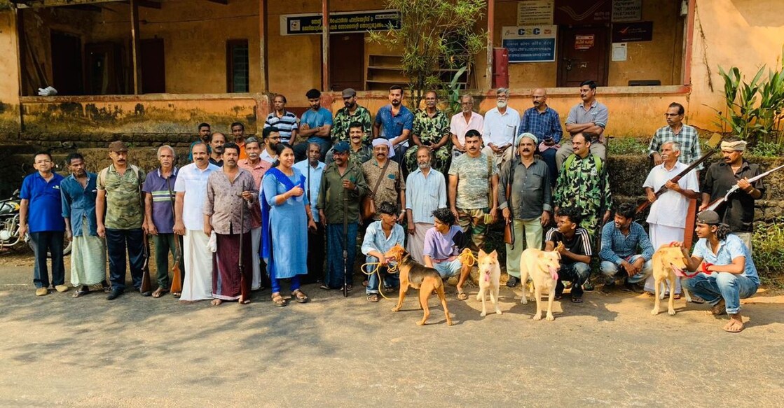 A total of 35 persons, including hunters and shooters, were part of the drive. Photo: Special Arrangement
