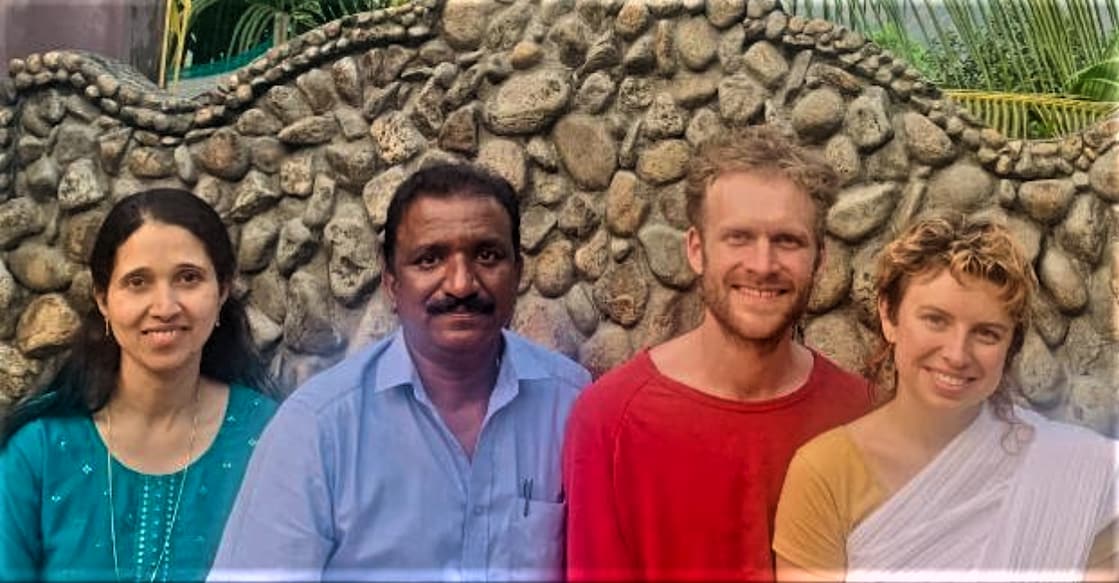 Reni, Binoy, Julien and Lourin. Photo: Special arrangement. 