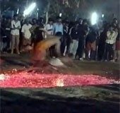 10-year-old boy suffers burns while running over embers during Palakkad temple ritual