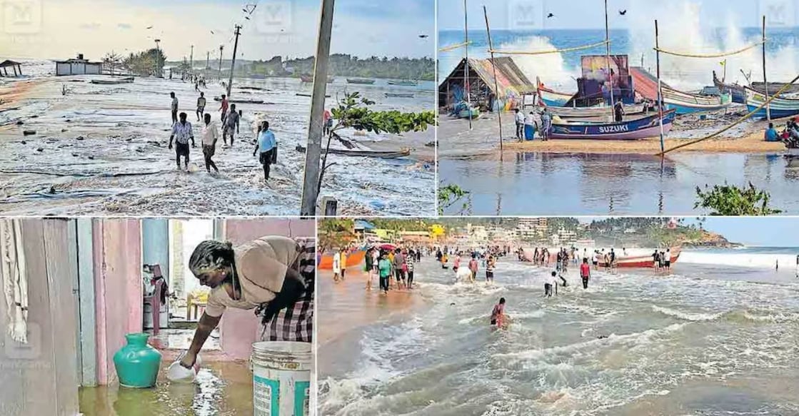 The term 'Kalla Kadal' literally means a sea which comes suddenly like a thief. Photo: Manorama