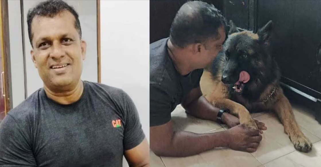 vinod-kochi Vinod and his pet dog. Photo: Facebook/Vinod Thottungal