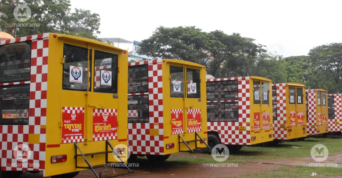 Mobile outlets of Consumerfed. Photo: Manorama