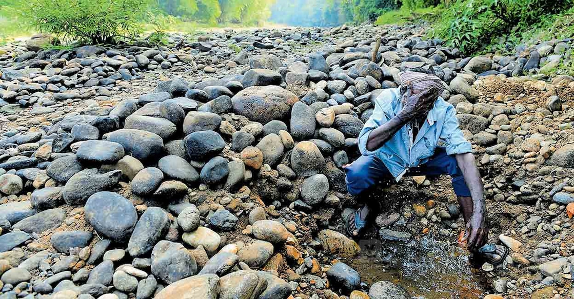 heat-summer Tribals in Kannur's Aralam struggle for water amid rising temperatures. Photo: Danesh Asokan/Manorama