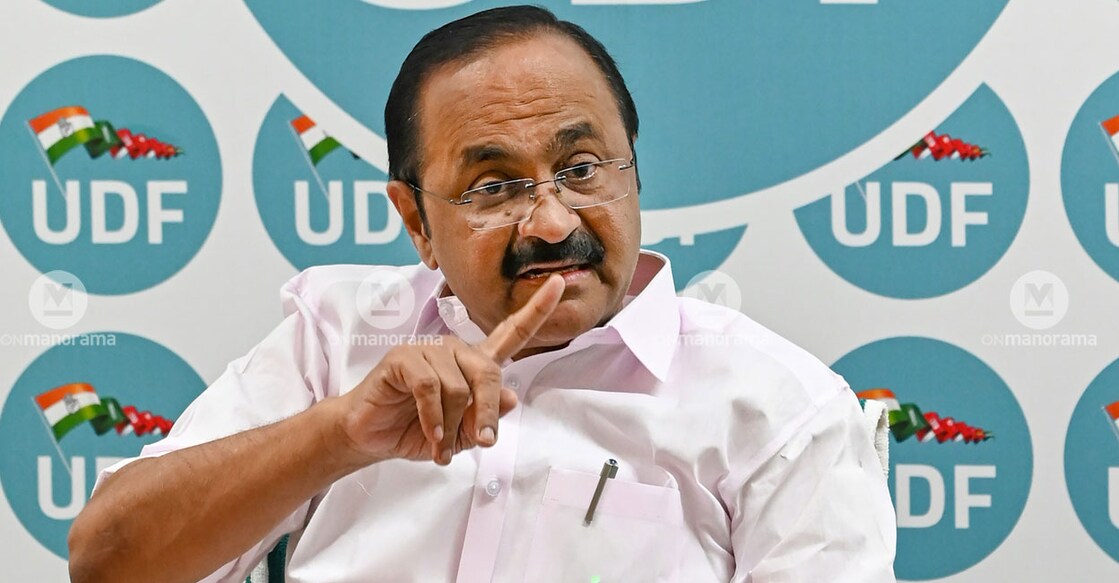 Leader of the Opposition V D Satheesan. Photo: Manorama