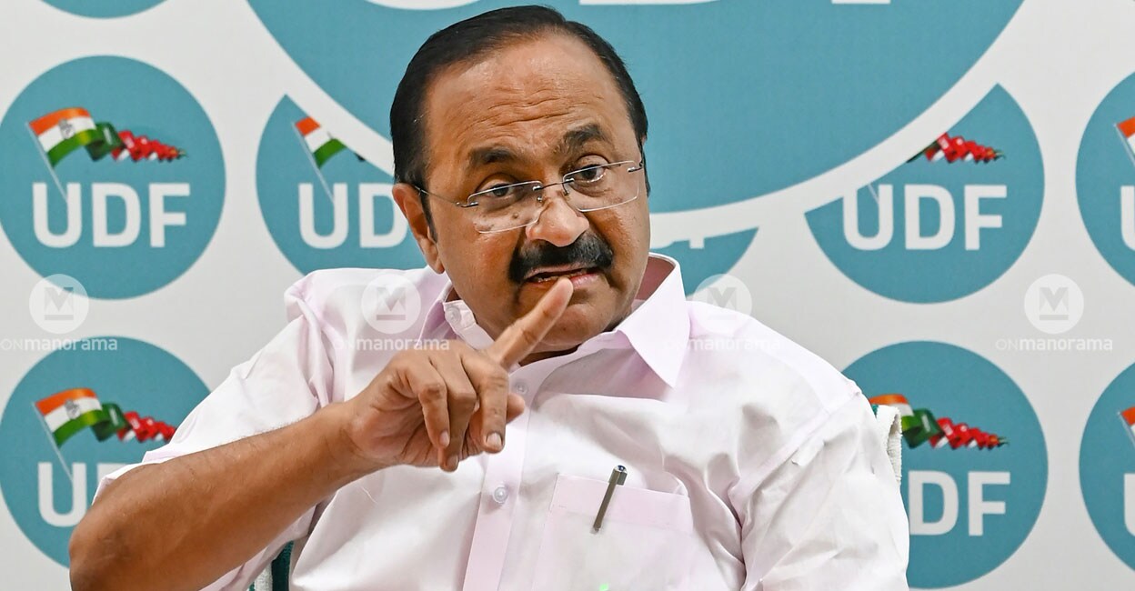 Leader of the Opposition V D Satheesan. Photo: Manorama