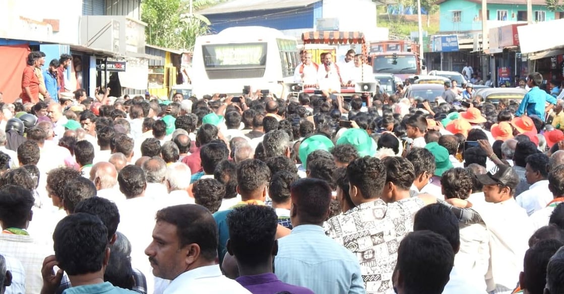 The constituency is witnessing a triangular contest this year with the INDIA bloc fielding DMK leader A Raja, AIADMK (O Paneer Selvam group) fielding Lokesh Tamilselvan and NDA alliance fielding Murugan L of BJP.  Photo: Special arrangement.