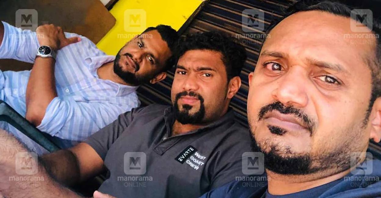 Abdul Rahim with his friends. Photo: File/ Special arrangement.