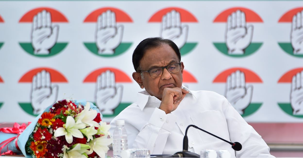 P Chidambaram. Photo: Manorama