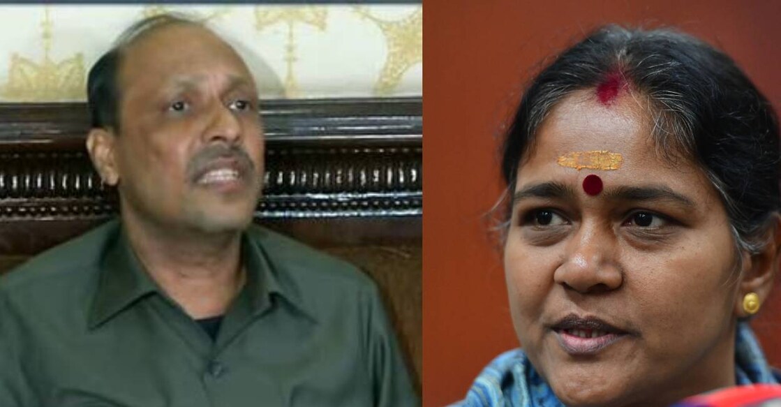 Nandakumar and Sobha Surendran. Photo: Manorama
