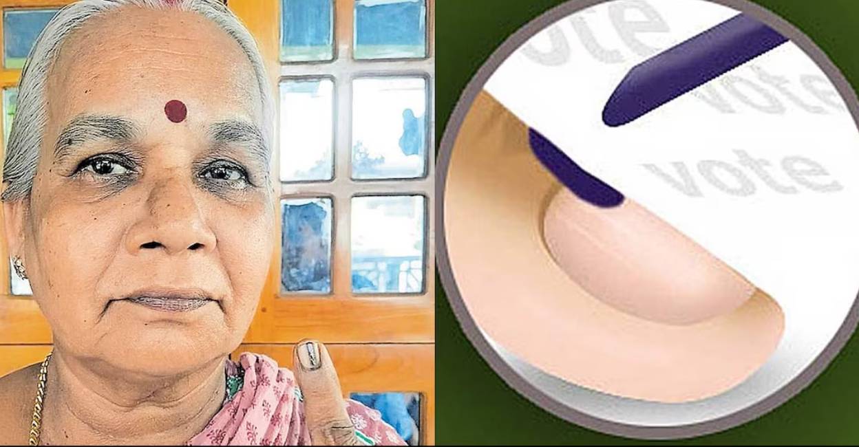 Usha already missed two elections due to the stain of the ink 