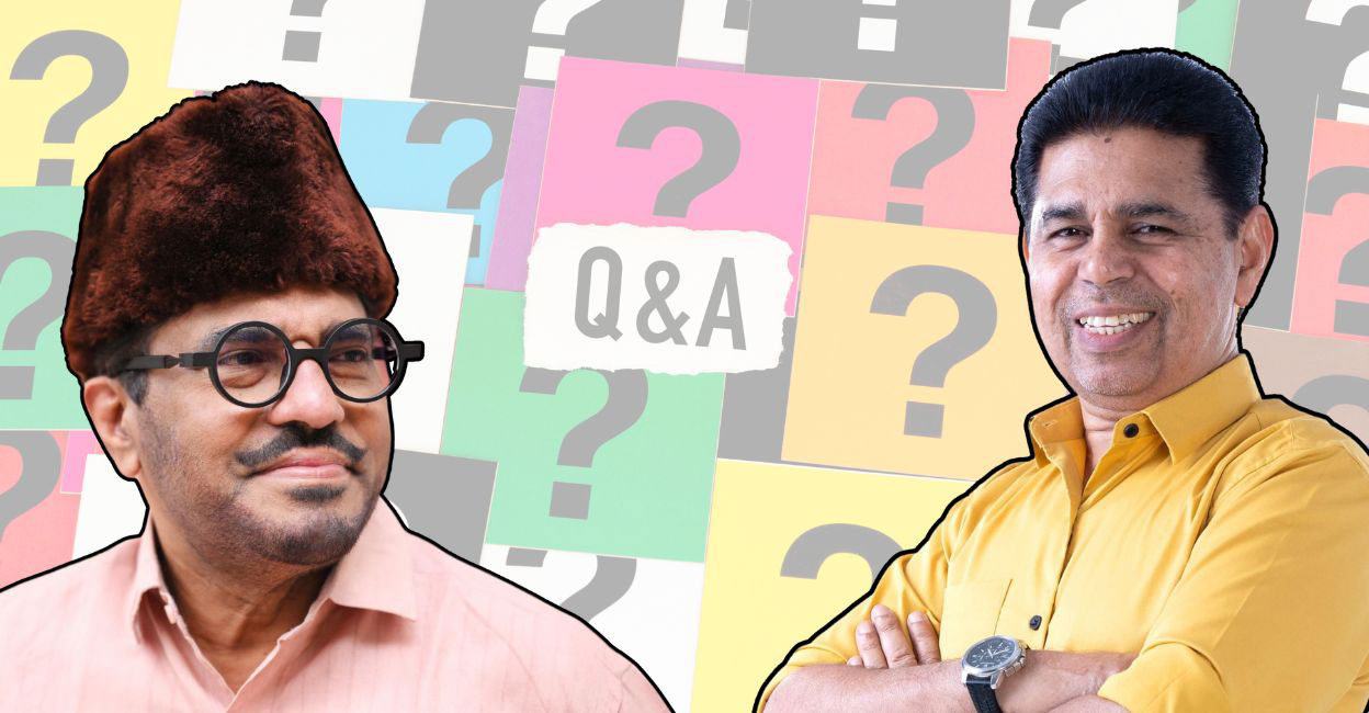 IUML's M P Abdussamad Samadani (left) and CPM candidate K S Hamza have found the support of two warring factions of the Samastha Kerala Jem-iyyathul Ulama. Graphic: Created using canva