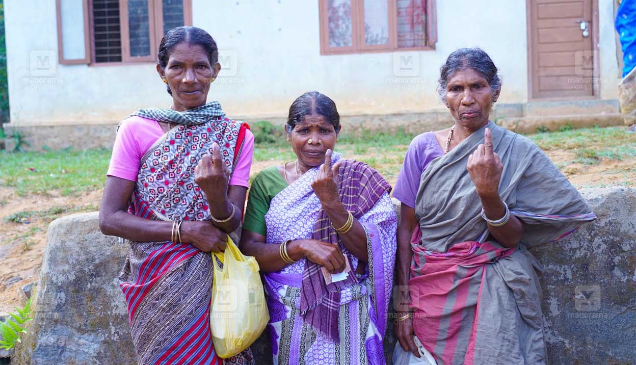 idamalakkudi-vote ഇടമലക്കുടിയിൽ നിന്നുള്ള വോട്ടെടുപ്പ് ചിത്രങ്ങൾ